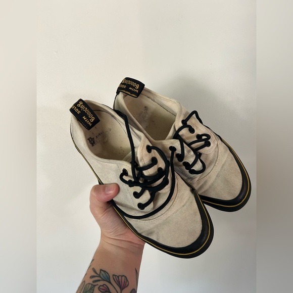 Dr Martens White Low Top Lace Ups White Womens Size 6 - Picture 2 of 8